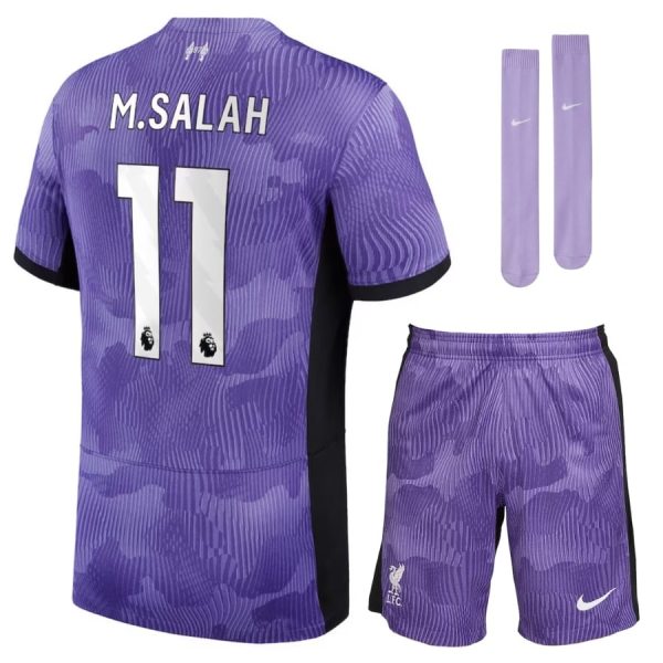 Maillot Kit Enfant Liverpool Third 2023 2024 Salah