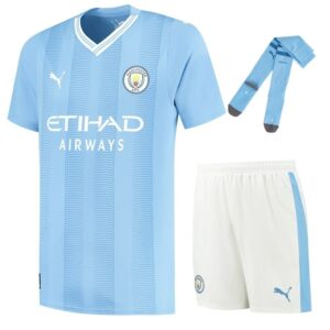 Maillot Kit Enfant Manchester City Domicile 2023 2024