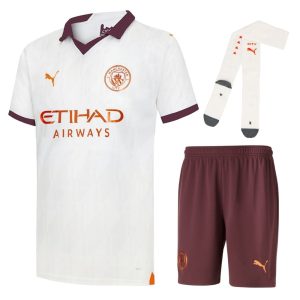 Maillot Kit Enfant Manchester City Exterieur 2023 2024