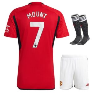 MAILLOT KIT ENFANT MANCHESTER UNITED DOMICILE 2023-24 MOUNT