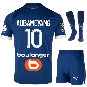 Maillot Kit Enfant OM 2023 2024 Extérieur Aubameyang