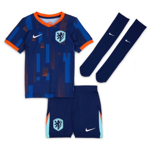 Maillot Kit Enfant Pays Bas Exterieur Euro 2024