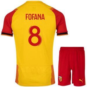 MAILLOT KIT ENFANT RC LENS DOMICILE 2023-24 FOFANA