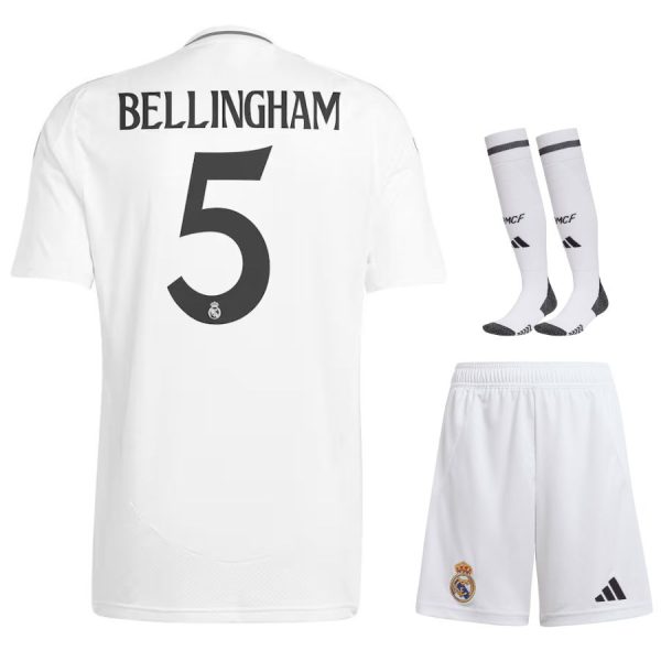 Maillot Kit Enfant Real Madrid Domicile 2024 2025 Bellingham