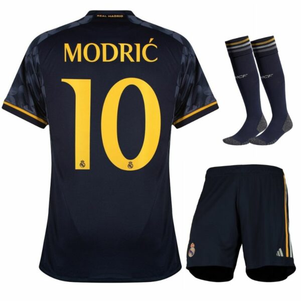 Maillot Kit Enfant Real Madrid Extérieur 2023 2024 Modric