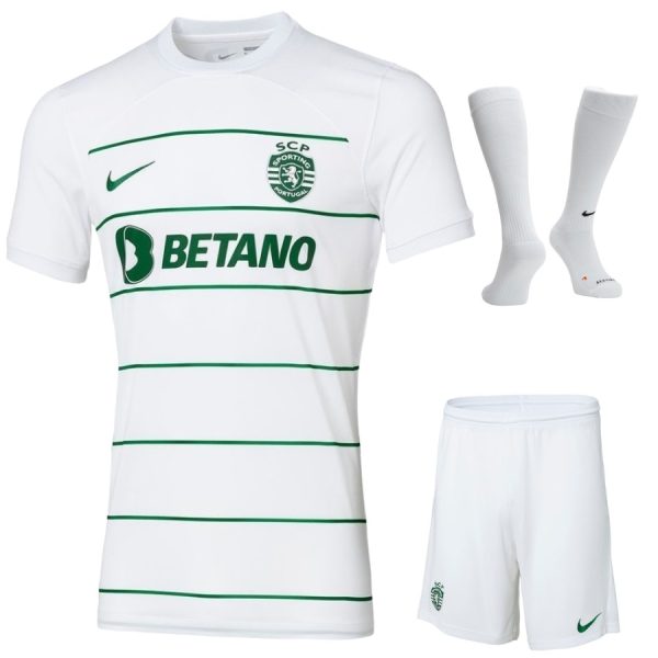 Maillot Kit Enfant Sporting 2023 2024 Extérieur