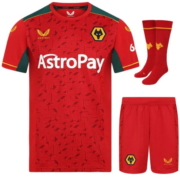 Maillot Kit enfant Extérieur Wolverhampton 2023 2024