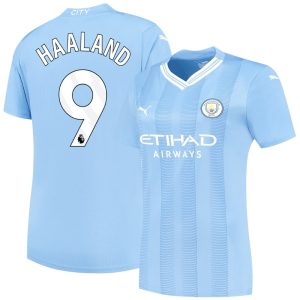 Maillot Manchester City Domicile 2023 2024 Femme E.Haaland