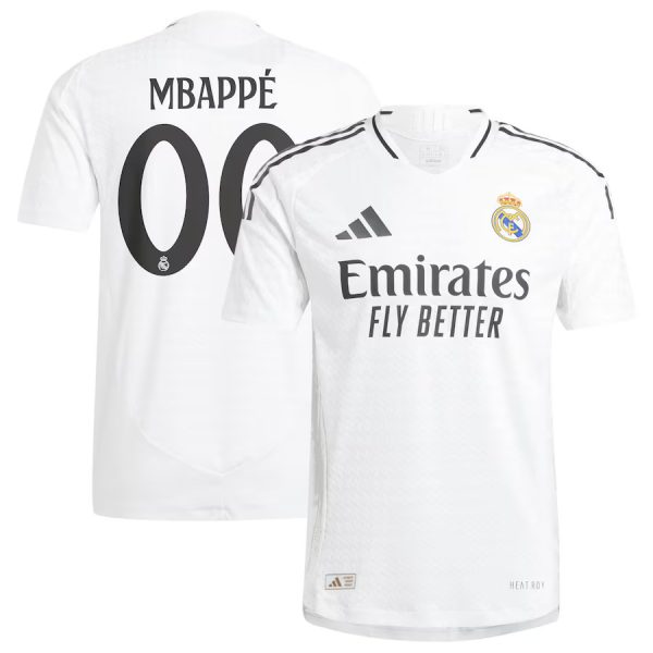 Maillot Match Real Madrid Domicile 2024 2025 Mbappe