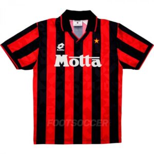 1993-94 Maillot Milan AC Retro Vintage Domicile