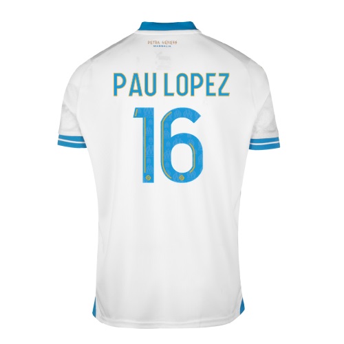 MAILLOT OM DOMICILE 2023 2024 PAU LOPEZ