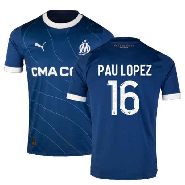 MAILLOT OM EXTERIEUR 2023 2024 PAU LOPEZ