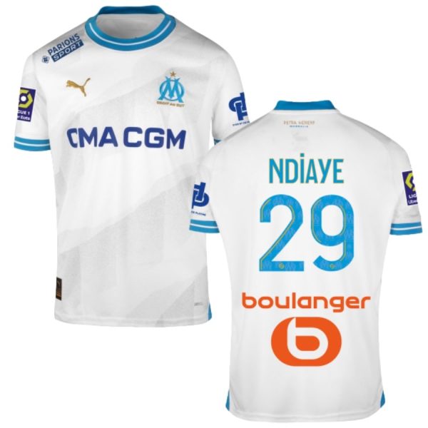 Maillot OM NDiaye Domicile 2023 2024