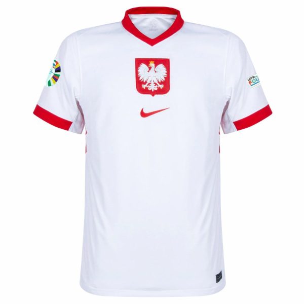 Maillot Pologne Domicile Badges Euro 2024