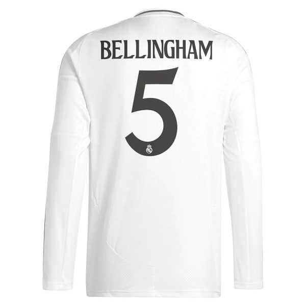 Maillot Real Madrid 2024 2025 Bellingham Manches Longues