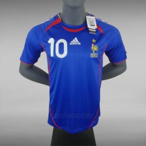 Maillot Retro Vintage Equipe de France ZIDANE 2006 Home