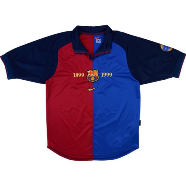 Maillot Barca Domicile 1999-2000 Centenaire