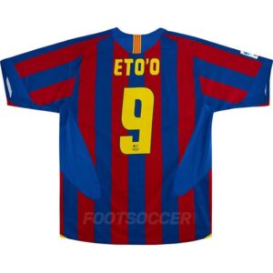 Maillot Barca Domicile 2005-2006 ETO’O