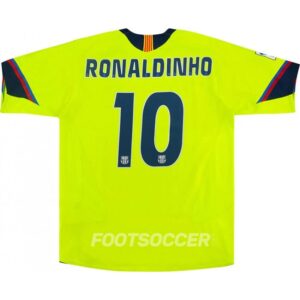 Maillot Barca Exterieur 2005-2006 Ronaldinho