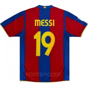 Maillot Barca Domicile 2007-2008 Messi