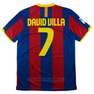 Maillot Barca Domicile 2010-2011 Villa