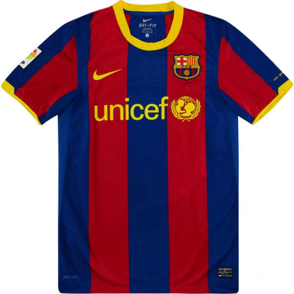 Maillot Barca Domicile 2010-2011 Xavi