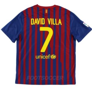 Maillot Barca Domicile 2011 2012 Villa