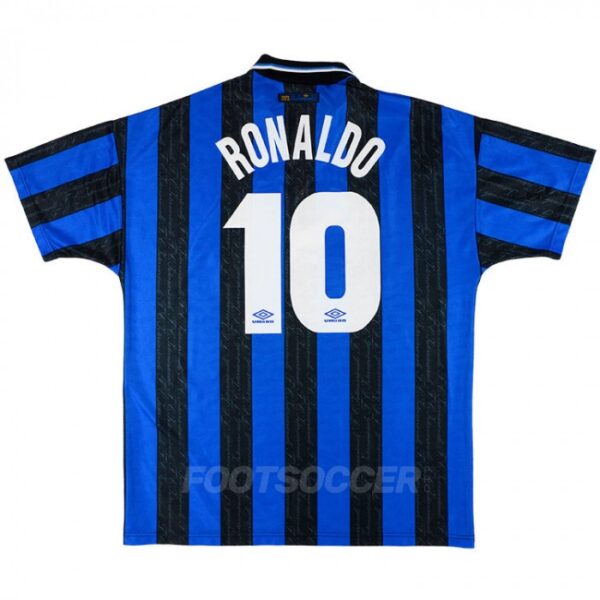 Maillot Inter Milan Domicile 1997 1998 Ronaldo