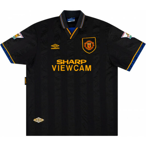 1993-95 Maillot Retro Vintage Manchester United Away Cantona