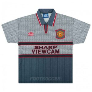 1995-96 Maillot Retro Vintage Manchester United Away