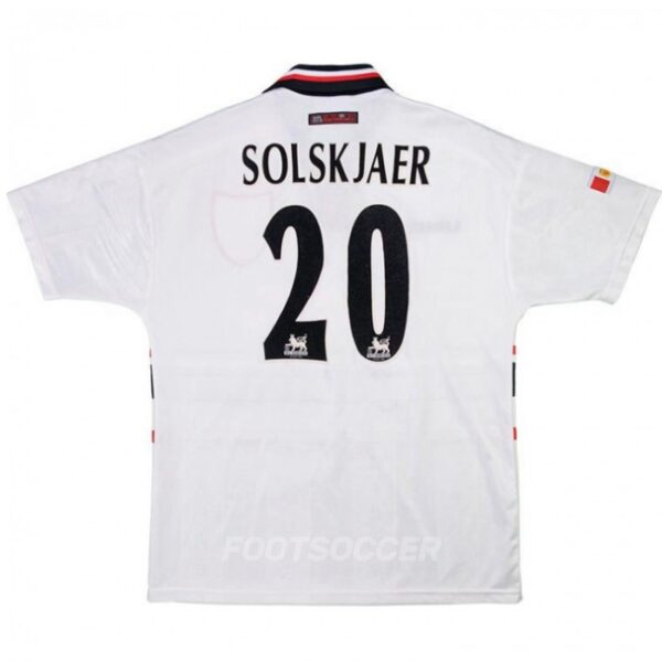 1997-98 Maillot Retro Vintage Manchester United Away Solskjaer