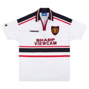 1997-99 Maillot Retro Vintage Manchester United Away