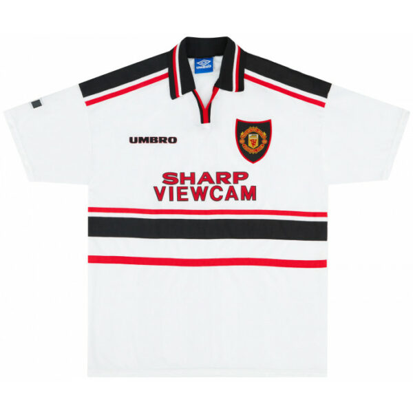 1997-99 Maillot Retro Vintage Manchester United Away Beckham