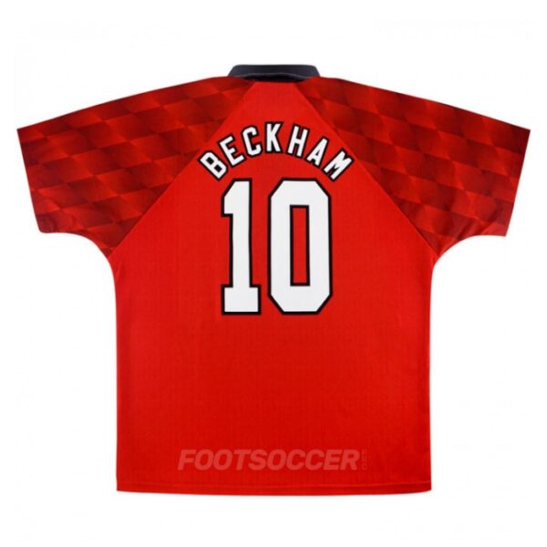 1996-98 Maillot Retro Vintage Manchester United Home Beckham