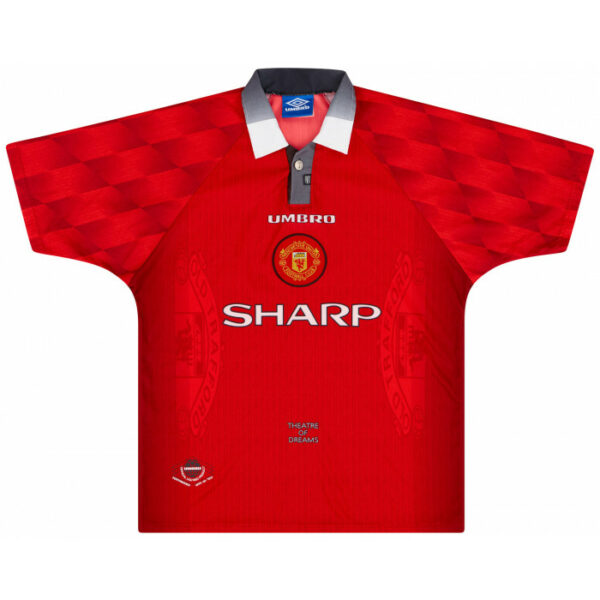 1996-98 Maillot Retro Vintage Manchester United Home Beckham