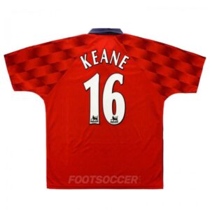 1996-98 Maillot Retro Vintage Manchester United Home Keane