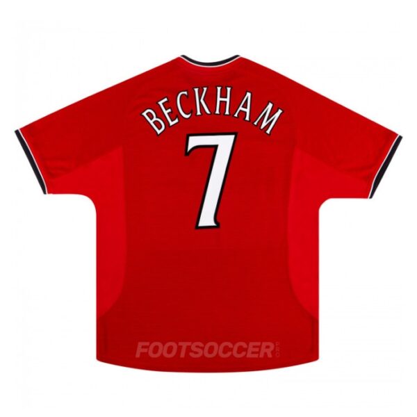 1997-99 Maillot Retro Vintage Manchester United Home Beckham