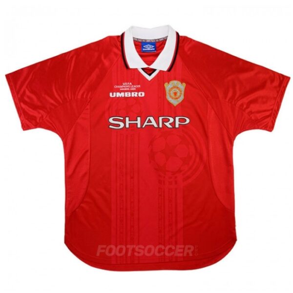 1999-00 Maillot Retro Vintage Manchester United Winner UCL