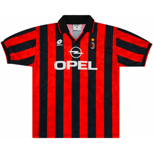 1995-96 Maillot Retro Vintage Milan AC Home WEAH