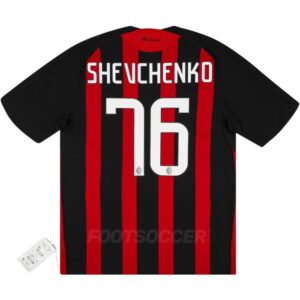 2008-09 Maillot Retro Vintage Milan AC Home Shevchenko