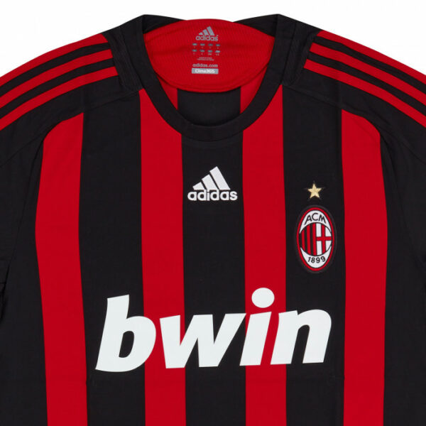 2008-09 Maillot Retro Vintage Milan AC Home Shevchenko