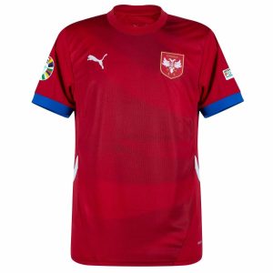 Maillot Serbie Domicile Badges Euro 2024