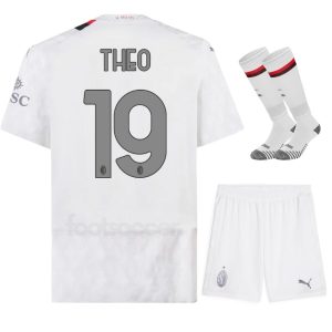 Maillot kit Enfant Milan Ac Exterieur 2023 2024 Theo