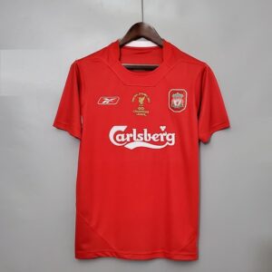 Maillot retro vintage Liverpool UCL finale 2005