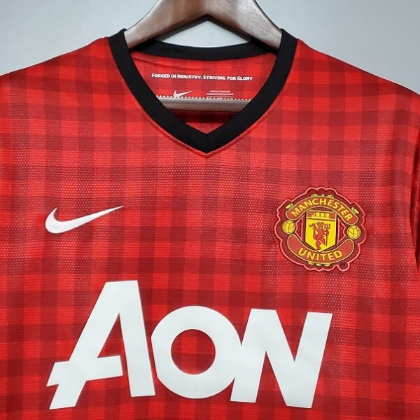 2012-13 Maillot Retro Vintage Manchester United Home