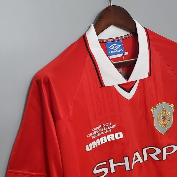 1999-00 Maillot Retro Vintage Manchester United Winner UCL