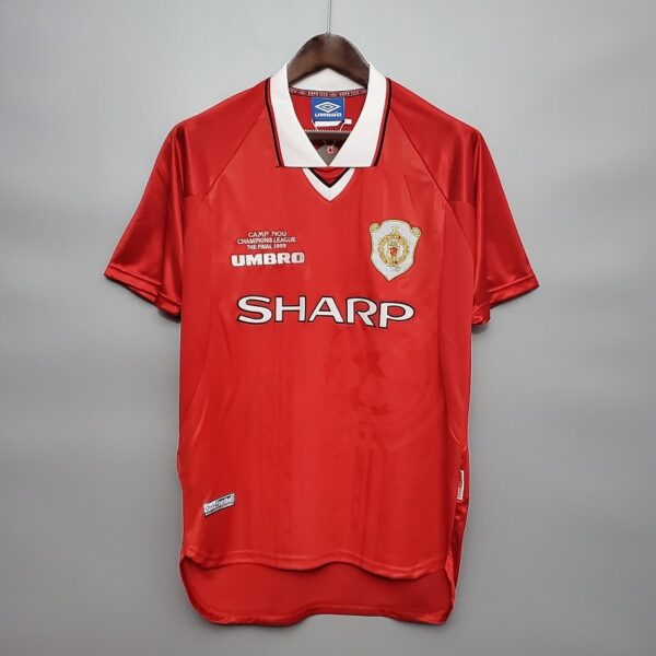 1999-00 Maillot Retro Vintage Manchester United Winner UCL